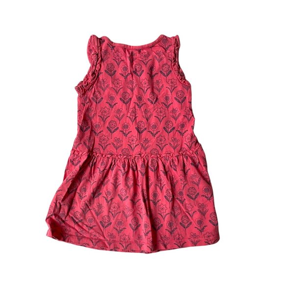 Tea Collection Girl's 3 Flutter Sleeve Floral Dress - Picture 4 of 4